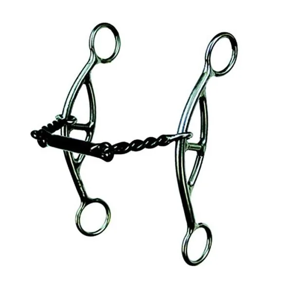 Cindy Wright Series Twisted & Smooth Sweet Iron Draw Cheek Bit