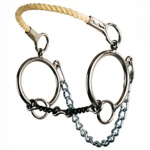 Ring Combination Rope Nose Hackamore BBR903