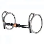 Trail Dee 3-Piece Smooth Sweet Iron Snaffle with Copper Roller BBR251