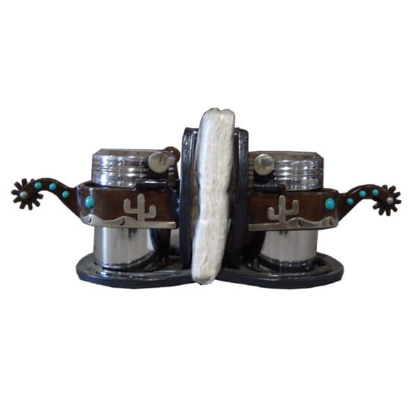 Cactus Spur Salt & Pepper Shakers GI232TQC Cactus Spur Salt & Pepper Shakers GI232TQC