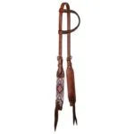 Flat Infinity Beaded One Ear Headstall HSRX02112
