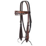 Headstall Basket White Inlay HSRX02282