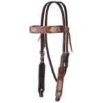 Inlaid Filigree Browband Headstall HSRX0226V