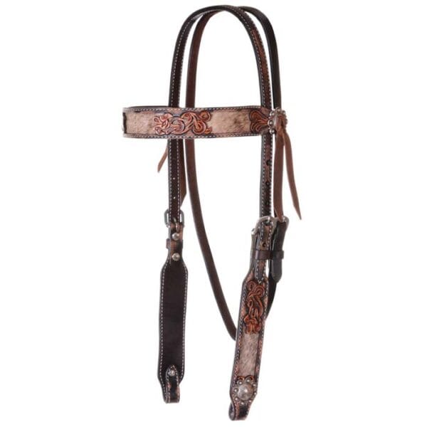 Inlaid Filigree Browband Headstall HSRX0226V