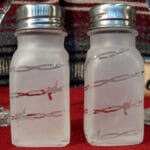 4" Tall Salt and Pepper Shakers GSPFBW