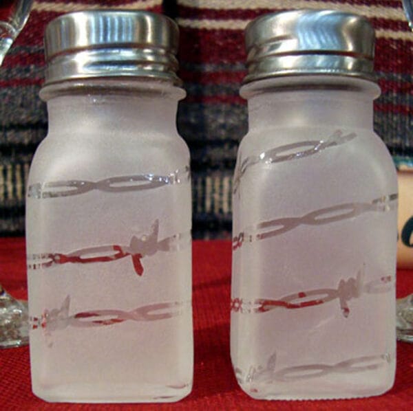 4" Tall Salt and Pepper Shakers GSPFBW