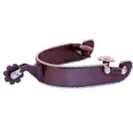 Antique Brown Rope Edge Spurs GS9967