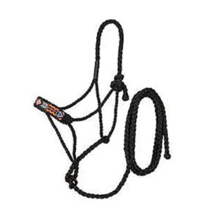 Beaded Mule Tape Halter with Lead H98752