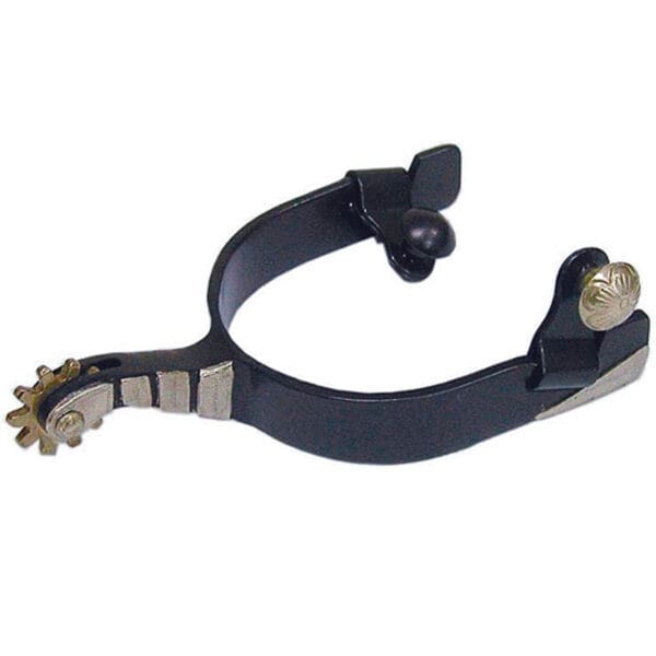 Black Steel Men's Roper Spurs GS257390