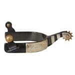 Black Steel Men's Roper Spurs GS257960