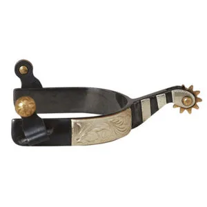 Black Steel Men's Roper Spurs GS257960