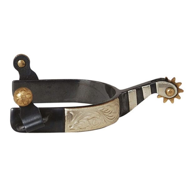 Black Steel Men's Roper Spurs GS257960