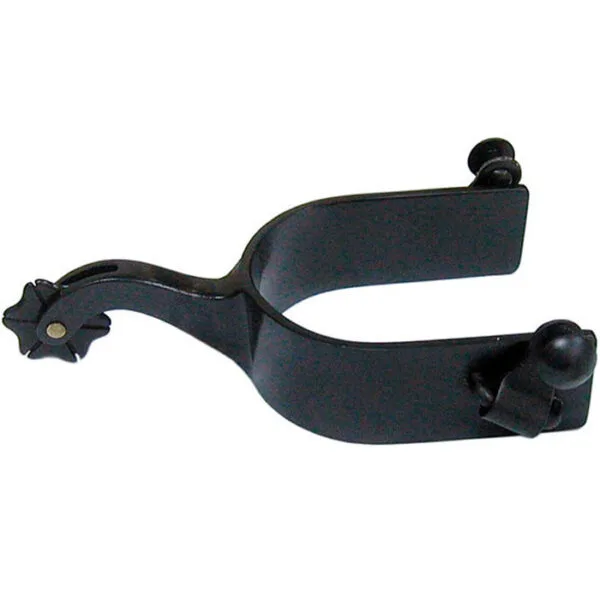 Black Steel Men's Spur Cloverleaf Rowels GS259210