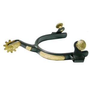 Black Steel Roping Spur Ladies GS258026