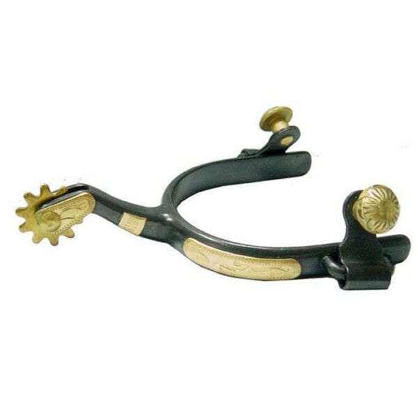 Black Steel Roping Spur Ladies GS258026