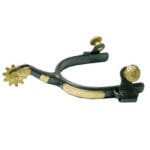 Black Steel Roping Spur Mens GS258025