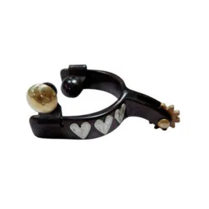 Black Steel Toddler Spurs 12 Band GS259550