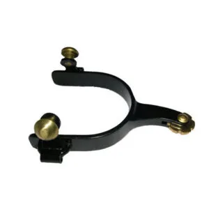 Black Steel Youth Barrel Racing Spurs GS259670
