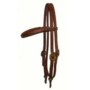 Harness Leather Browband Headstall Quick Change HSMC90