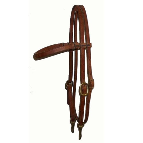 Harness Leather Browband Headstall Quick Change HSMC90