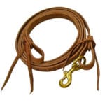 Harness Leather Roping Reins Water Loop 5/8" x 8' RAMC28