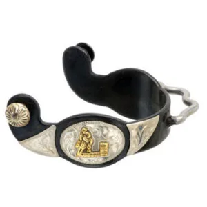 Kelly Silver Star Barrel Racing Bumper Spurs GS1985
