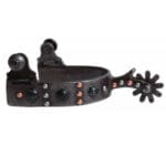 Professional Choice Ladies Youth Black Dot Spurs GSPCSP141BLA