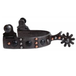 Professional Choice Ladies Youth Black Dot Spurs GSPCSP141BLA