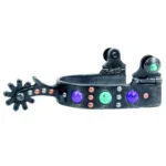 Professional's Choice Spur Kids Ladies Dot 10 Rowel Purple Stones GSPCSP141PUR