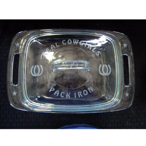 Pyrex Easy Grab 2 Quart Etched Casserole With Glass Cover CASS1