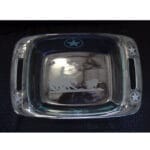 Pyrex Easy Grab 2 Quart Etched Casserole With Glass Cover CASS2