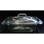 Pyrex Easy Grab 2 Quart Etched Casserole With Glass Cover CASS2