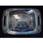 Pyrex Easy Grab 2 quart etched casserole with glass cover CASS4 Pyrex Easy Grab 2 Quart Etched Casserole With Glass Cover CASS4