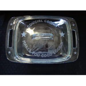 Pyrex Easy Grab 2 Quart Etched Casserole With Glass Cover CASS5