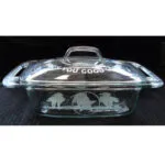 Pyrex Easy Grab 2 quart etched casserole with glass cover CASS61 Pyrex Easy Grab 2 Quart Etched Casserole With Glass Cover CASS6