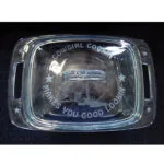 Pyrex Easy Grab 2 Quart Etched Casserole With Glass Cover CASS7