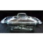 Pyrex Easy Grab 2 Quart Etched Casserole With Glass Cover CASS7