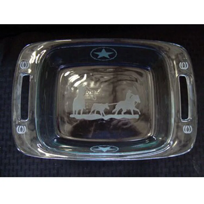 Pyrex Easy Grab 2 Quart Etched Casserole With Glass Cover CASS9