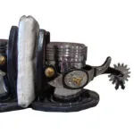 Salt & Pepper Fancy Long Horn Spur GI232FLH1