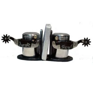 Salt & Pepper Fancy Team Roper Spur GI232FTR