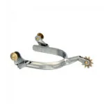 Silver Star Brass Button Spurs GS5831