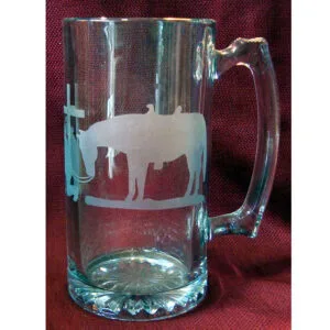 Western Etched Mugs Praying Cowgirl GL1PCG