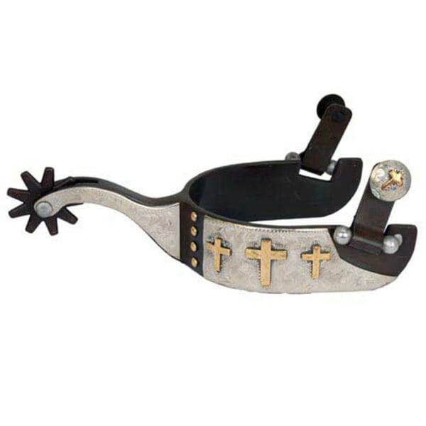 Youth Spurs Antique Brown Crosses GS6579754