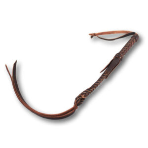 Braided Leather Quirt W220
