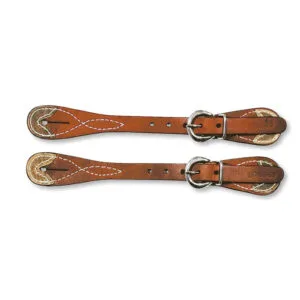 Rawhide Tipped Spur Straps