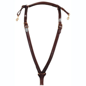 Trail Horse Brass Over Neck Breast Collar