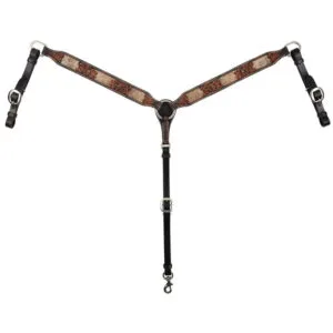 Pony Size Inlay Filigree Breast Collar