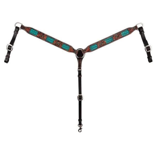 Pony Size Inlay Filigree Breast Collar