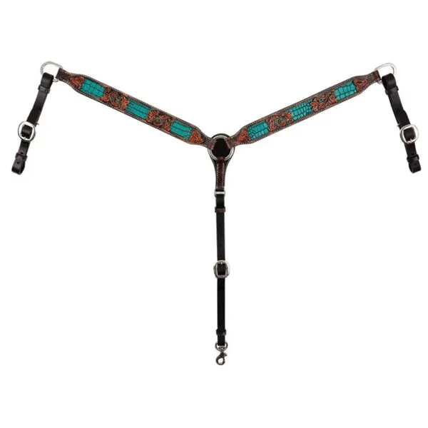 Pony Size Inlay Filigree Breast Collar