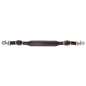 Wither Strap with Silver Spots Walnut BS0010